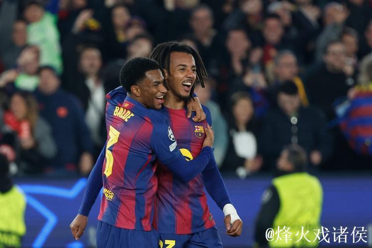 【欧冠】孔德梅开二度，巴萨2-1逆转战胜法兰克福